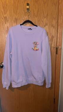 Disney Vibin' & Thrivin' Mickey and Friends Lilac Crewneck Sweatshirt